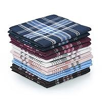 Algopix Similar Product 17 - URAQT Mens Handkerchiefs 12 Pack Soft