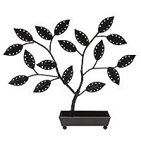 Algopix Similar Product 20 - MyGift Black Metal Hanging Jewelry Tree
