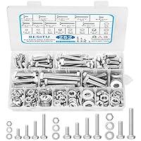 Algopix Similar Product 19 - Besitu 252Pcs Hex Bolts and Nuts