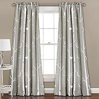 Algopix Similar Product 18 - Lush Dcor Bird on The Tree Curtains