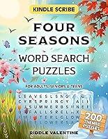 Algopix Similar Product 2 - Four Seasons Word Search Puzzles for