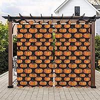 Algopix Similar Product 11 - Halloween Outdoor Curtains for Patio