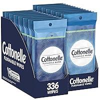 Algopix Similar Product 18 - Cottonelle Flushable Wipes 24