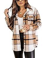 Algopix Similar Product 11 - Tanming Womens Brushed Flannel Plaid
