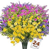 Algopix Similar Product 1 - maxkes 24 Bundles Artificial Flowers