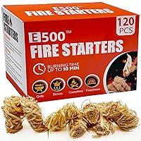 Algopix Similar Product 5 - E500 Natural Fire Starters 120 PCS