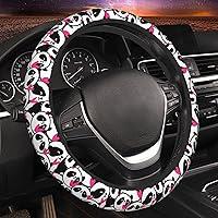 Algopix Similar Product 6 - GEHGXF Steering Wheel Cover Panda and