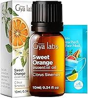 Algopix Similar Product 4 - Gya Labs Orange Essential Oil  034 Fl