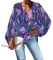 Algopix Similar Product 17 - JooMeryer Womens Chiffon Blouses 3D