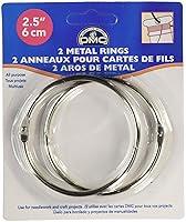 Algopix Similar Product 15 - DMC Metal Rings 2.5", 2/Pkg