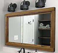 Algopix Similar Product 9 - Farmhouse Framed Wall Mirror 20 Stain