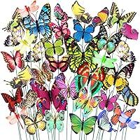 Algopix Similar Product 5 - VGoodall 50 PCS Butterfly Stakes and