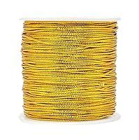 Algopix Similar Product 4 - 1mm Spool Gold Metallic Cord Tinsel