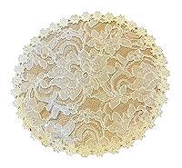Algopix Similar Product 5 - Handmade cream lace doily head cover