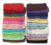 Algopix Similar Product 6 - QandSweet Baby Girls Stretch Headbands
