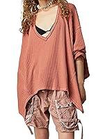 Algopix Similar Product 20 - InterNos Womens V Neck Off Shoulder