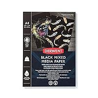 Algopix Similar Product 4 - Derwent Black Mixed Media Pad A4