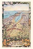 Algopix Similar Product 17 - Vintage Journal Map of Santa Clara