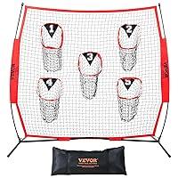 Algopix Similar Product 11 - VEVOR 8 x 8 ft Football Trainer