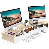 Algopix Similar Product 3 - FITUEYES Dual Monitor Stand  3 Shelf