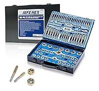 Algopix Similar Product 16 - JEFE HEX SAE  Metric Tap and Die Set