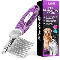 Algopix Similar Product 13 - Poodle Dematting Fur Rake Comb Brush