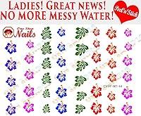 Algopix Similar Product 15 - Hawaiian Flowers Clear Vinyl Peel and