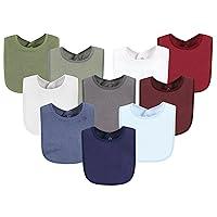 Algopix Similar Product 4 - Hudson Baby Unisex Baby Drooler Bib