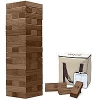 Algopix Similar Product 5 - GoSports Large Wooden Toppling Tower 