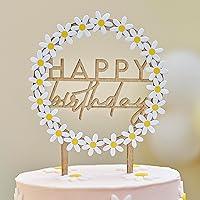 Algopix Similar Product 7 - Ginger Ray Happy Birthday Cake Topper