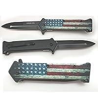 Algopix Similar Product 16 - Patriotic knife with USA flag