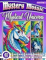 Algopix Similar Product 9 - Mystical Unicorns Mystery Mosaics Color