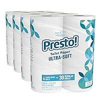 Algopix Similar Product 16 - Amazon Brand  Presto 2Ply UltraSoft