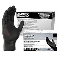 Algopix Similar Product 15 - AMMEX Black Nitrile Disposable Exam