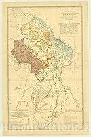 Algopix Similar Product 1 - Historic Pictoric Map  Guyana 1924