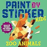 Algopix Similar Product 1 - Paint by Sticker Kids Zoo Animals