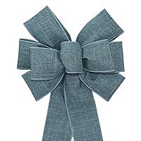 Algopix Similar Product 4 - Denim Rustic Wreath Bow  Package