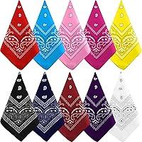 Algopix Similar Product 8 - NACHLYNN 10pcs Paisley Bandanas