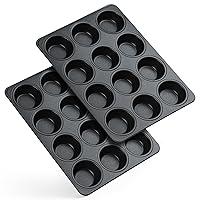 Algopix Similar Product 6 - Efar Nonstick Muffin Pan 12 Cups Set