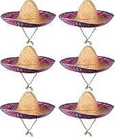 Algopix Similar Product 16 - Funny Party Hats Sombrero Hats  6 Pack