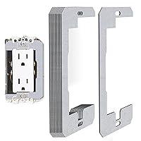 Algopix Similar Product 9 - DECOHS 10 Pcs Wall Plate Spacer Metal