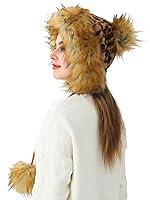 Algopix Similar Product 4 - LA CARRIE Womens Faux Fur Hat with 3