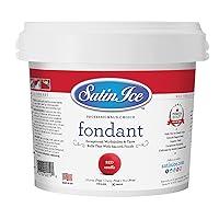 Algopix Similar Product 6 - Satin Ice Rolled Fondant  Red 