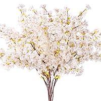 Algopix Similar Product 11 - Giegxin Set of 8 Silk Cherry Blossom