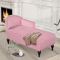 Algopix Similar Product 13 - SPOFLYINN 531 Vintage Velvet Chaise