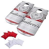 Algopix Similar Product 15 - Hey Play Budweiser Cornhole Outdoor