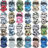 Algopix Similar Product 8 - 24 Pcs Balaclava UV Protection Face