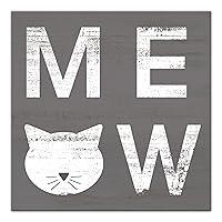 Algopix Similar Product 1 - Creative Products Meow Gray 24x24