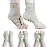 Algopix Similar Product 1 - Perlyna Variety Toe Alignment Socks