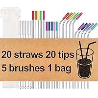 Algopix Similar Product 20 - 20 Pack Reusable Stainless Steel Metal